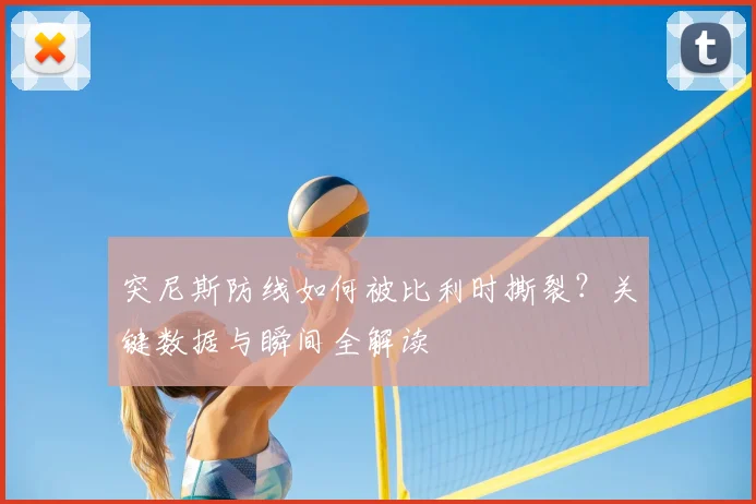 突尼斯防线如何被比利时撕裂?关键数据与瞬间全解读